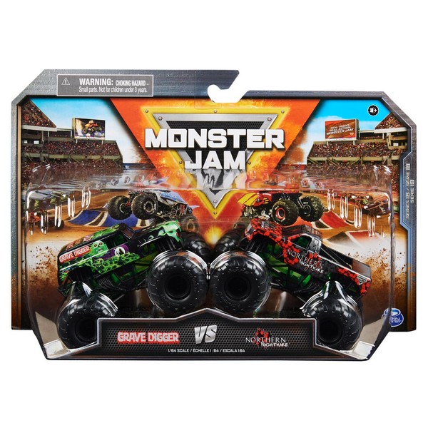Monster Jam 1:64 kisautók 2-es csomag, többféle