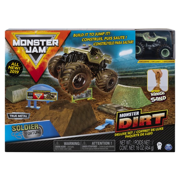 Monster Jam &amp; Kinetic Sand Prémium Pályaszett