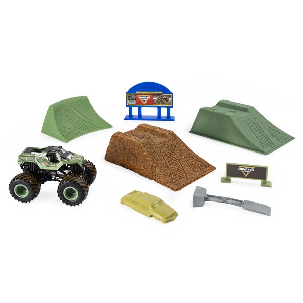 Monster Jam &amp; Kinetic Sand Prémium Pályaszett