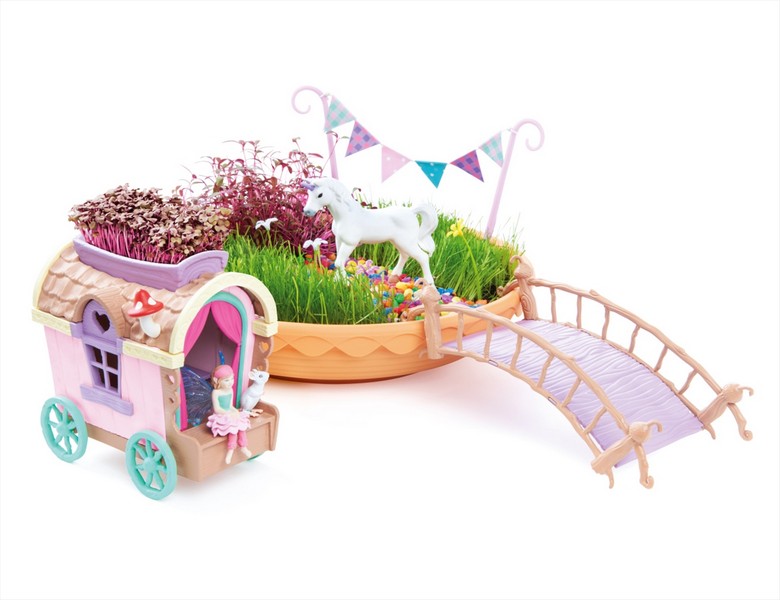 My Fairy Garden Unikornis Kert Ekhós Szekérrel