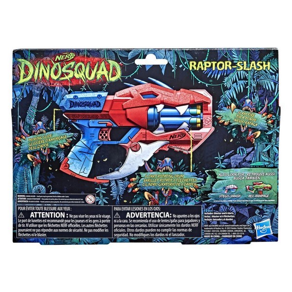 Nerf DinoSquad Raptor-Slash szivacslövő fegyver