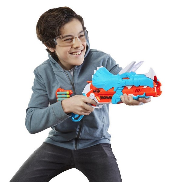 Nerf DinoSquad Tricera-Blast szivacslövő fegyver