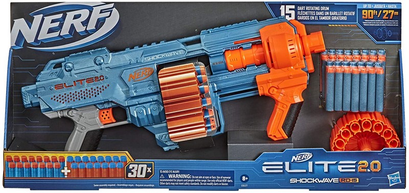 Nerf Elite 2.0 Shockwave RD-15 kilövő