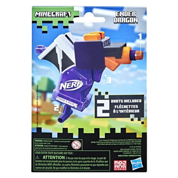 Nerf Microshots Minecraft Ender Dragon
