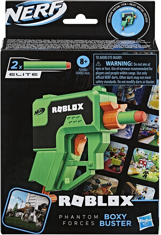 Nerf Roblox Microshots - Boxy Buster szivacslövő fegyver