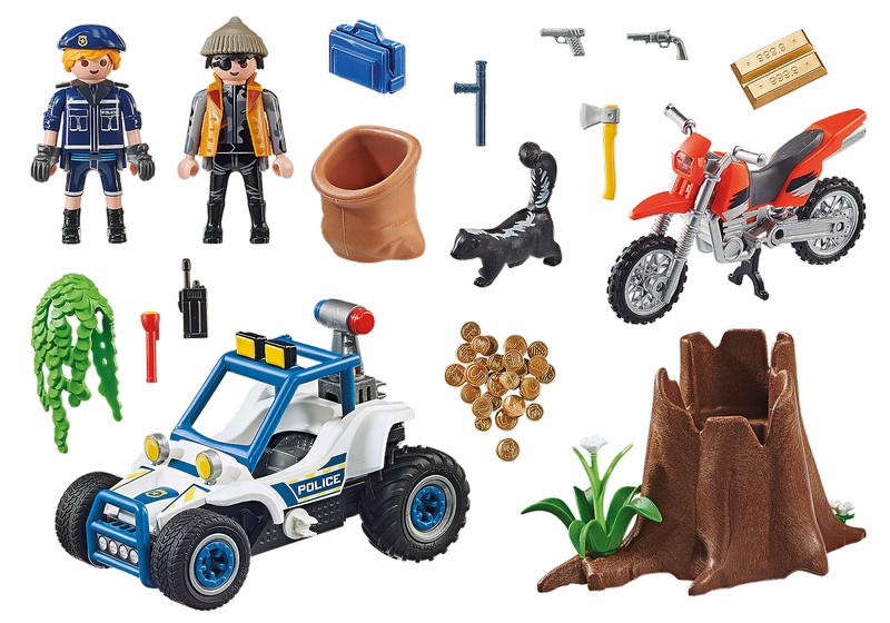 Playmobil 70570 Rendőrségi off-road jármű: Ékszertolvaj nyomában