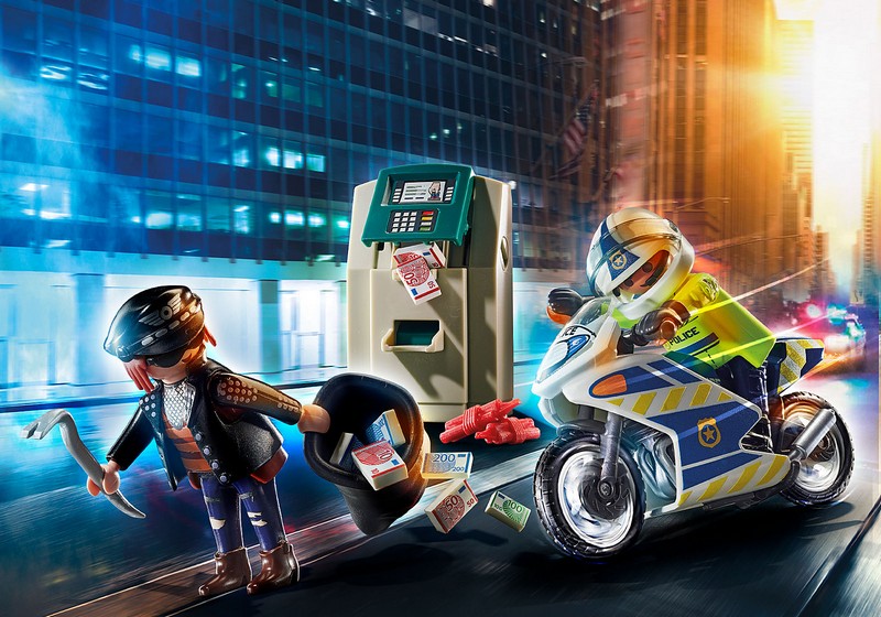 Playmobil 70572 Rendőrségi motor: Pénztolvaj nyomában