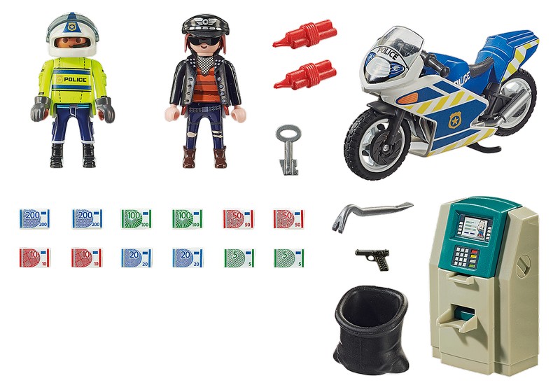 Playmobil 70572 Rendőrségi motor: Pénztolvaj nyomában