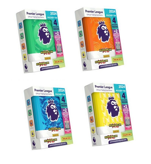 Panini Premier League Nagy fémdoboz 2023/24 Focis Kártya