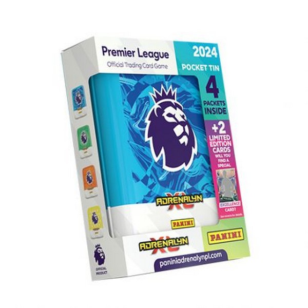 Panini Premier League Nagy fémdoboz 2023/24 Focis Kártya