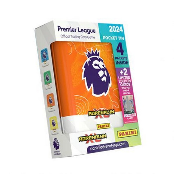 Panini Premier League Nagy fémdoboz 2023/24 Focis Kártya