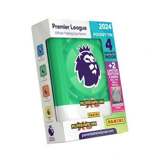 Panini Premier League Nagy fémdoboz 2023/24 Focis Kártya