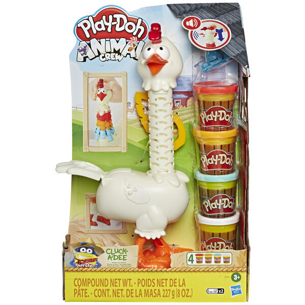 Play-Doh Cluck A Dee Színes Nyakú Csirke