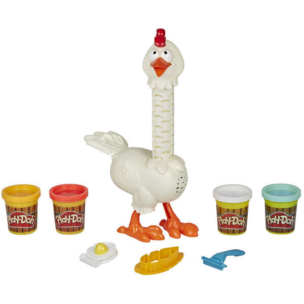 Play-Doh Cluck A Dee Színes Nyakú Csirke