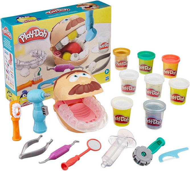 Play-Doh Dr. Drill És Fill Fogászata Gyurmakészlet