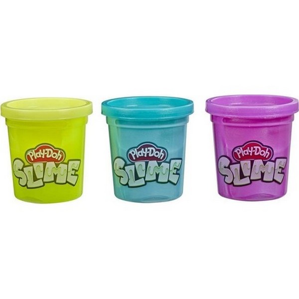 PLAY-DOH Slime 3 db-os - Neonzöld, kék, lila