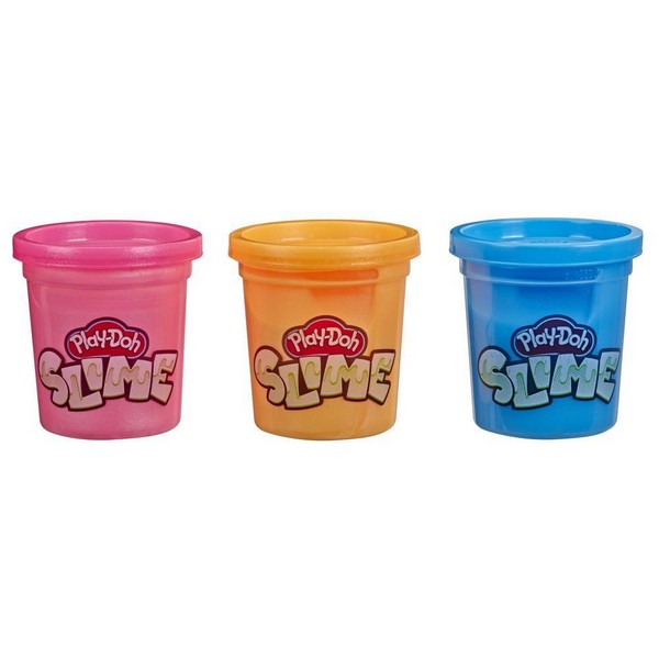PLAY-DOH Slime 3 db-os - Pink, narancs, kék
