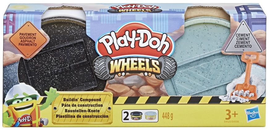 Play-Doh Építőanyag gyurmák fekete-szürke