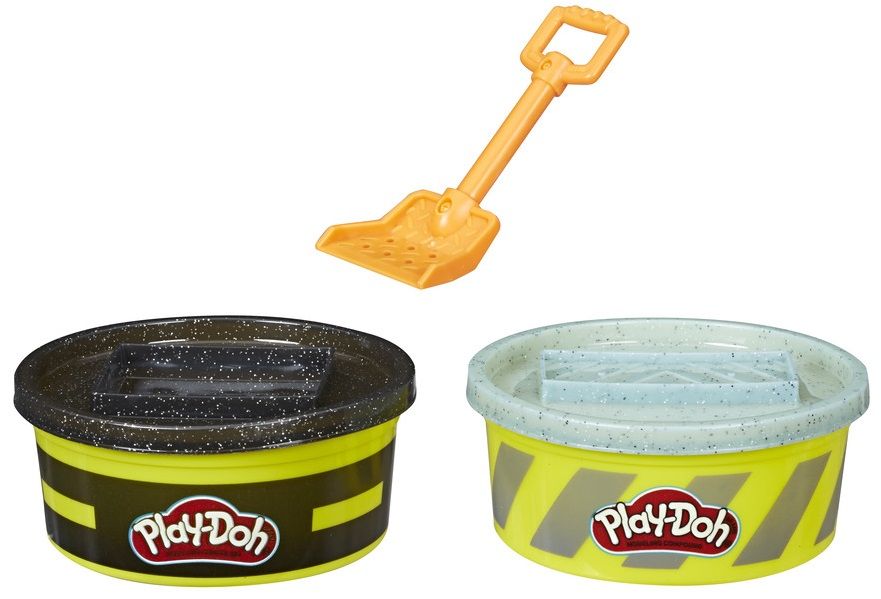 Play-Doh Építőanyag gyurmák fekete-szürke