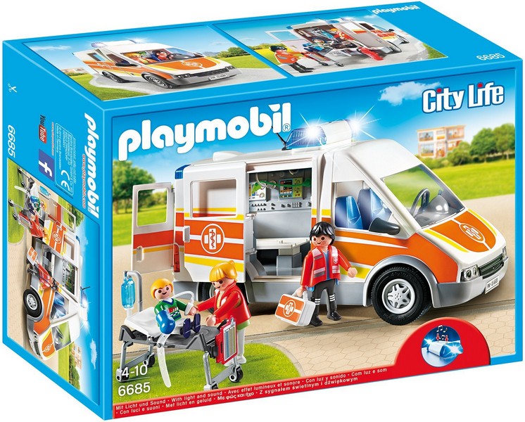 Playmobil 6685 Jön a segítség! Mentőautó