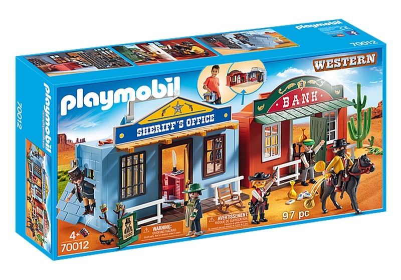 Playmobil 70012 Hordozható western város