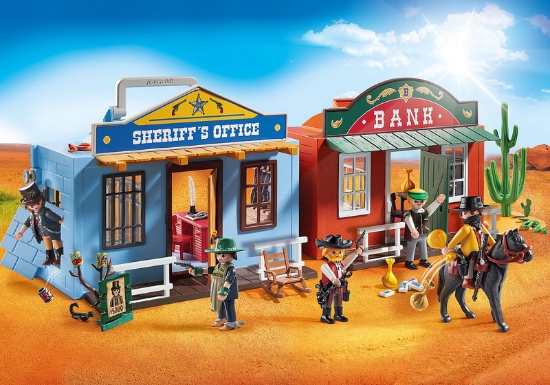 Playmobil 70012 Hordozható western város