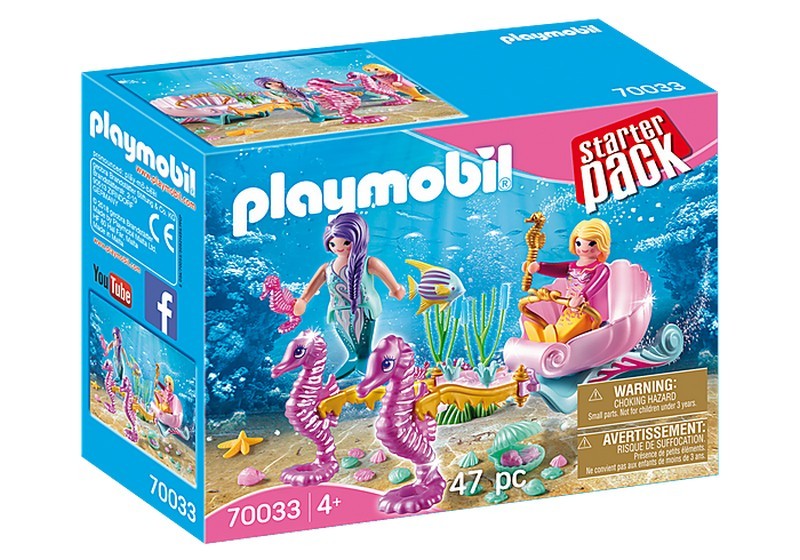 Playmobil 70033 StarterPack Tengeri csikó hintó