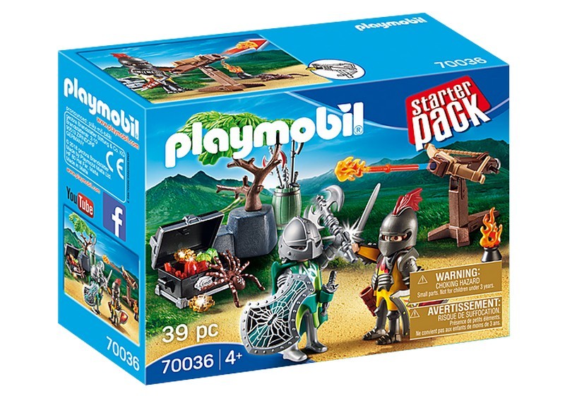 Playmobil 70036 StarterPack Harc a lovag kincséért