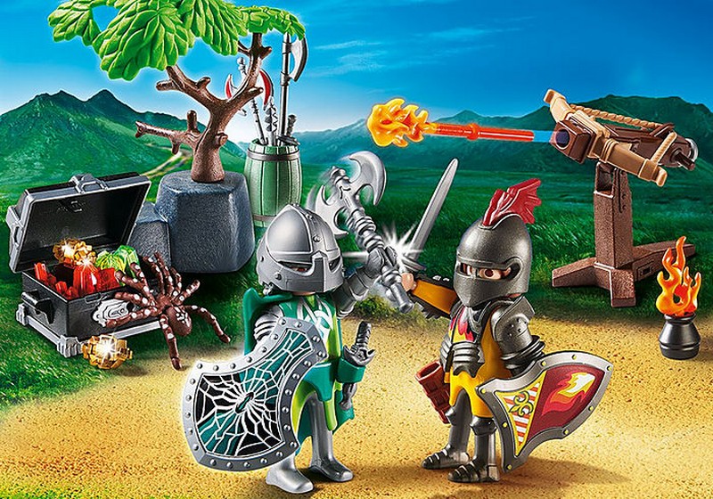 Playmobil 70036 StarterPack Harc a lovag kincséért