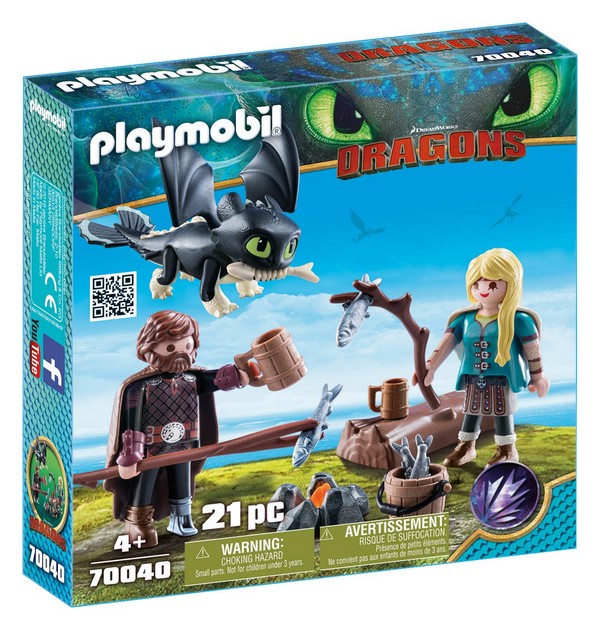 Playmobil 70040 Hablaty és Astrid kis sárkánnyal
