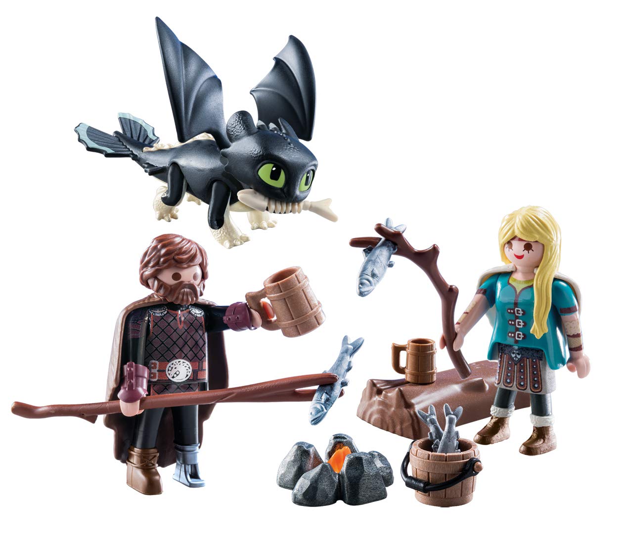 Playmobil 70040 Hablaty és Astrid kis sárkánnyal