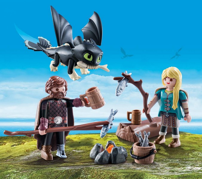Playmobil 70040 Hablaty és Astrid kis sárkánnyal