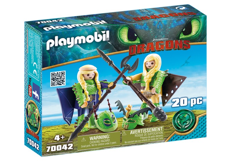 Playmobil 70042 Fafej és Kőfej szárnyasruhában