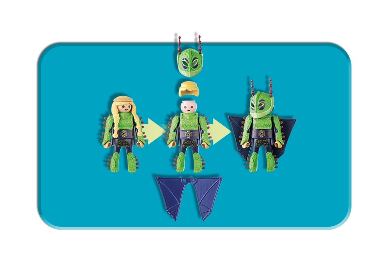 Playmobil 70042 Fafej és Kőfej szárnyasruhában