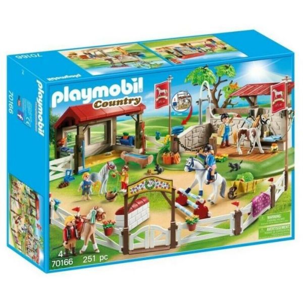 Playmobil 70166 Nagy lovas akadálypálya lómosóval