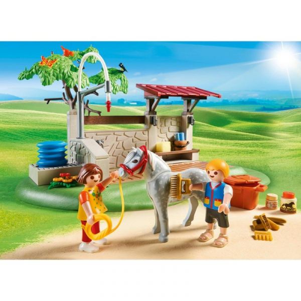 Playmobil 70166 Nagy lovas akadálypálya lómosóval