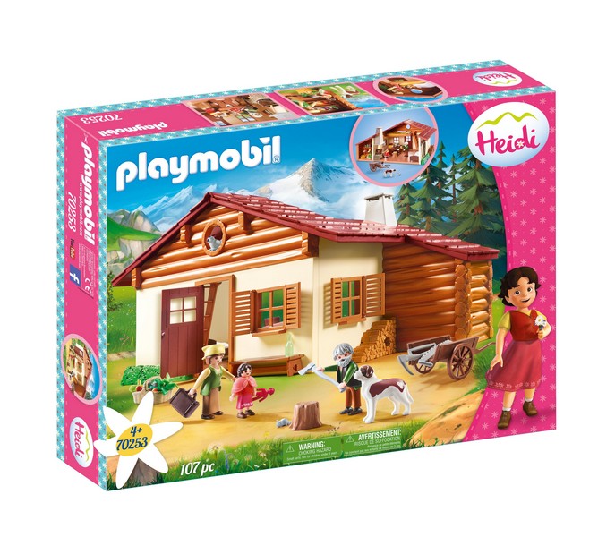 Playmobil 70253 Heidi és Nagyapó az alpesi kunyhóban