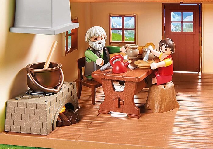 Playmobil 70253 Heidi és Nagyapó az alpesi kunyhóban