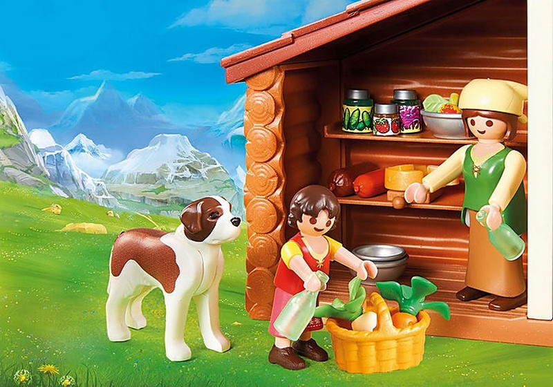 Playmobil 70253 Heidi és Nagyapó az alpesi kunyhóban