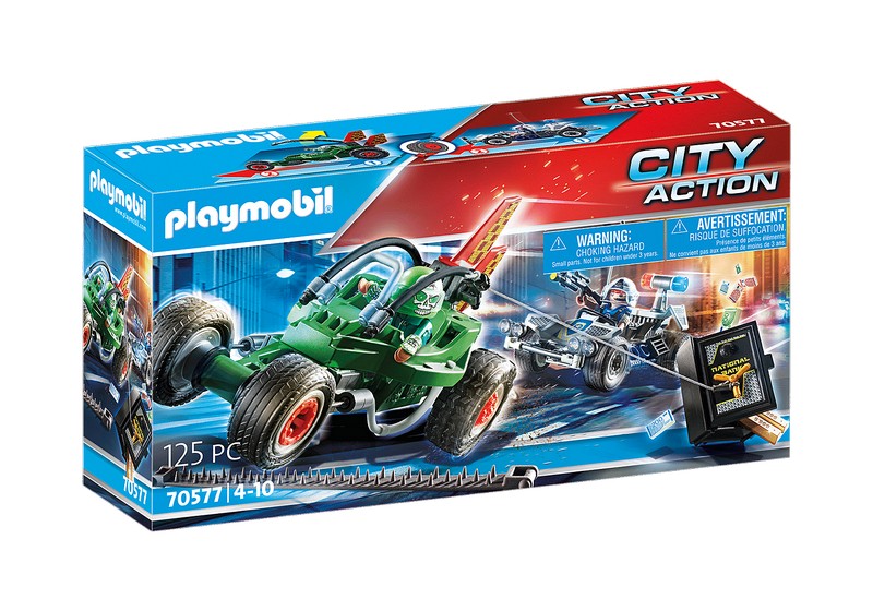 Playmobil 70577 Rendőrségi gokart: Széfrabló nyomában