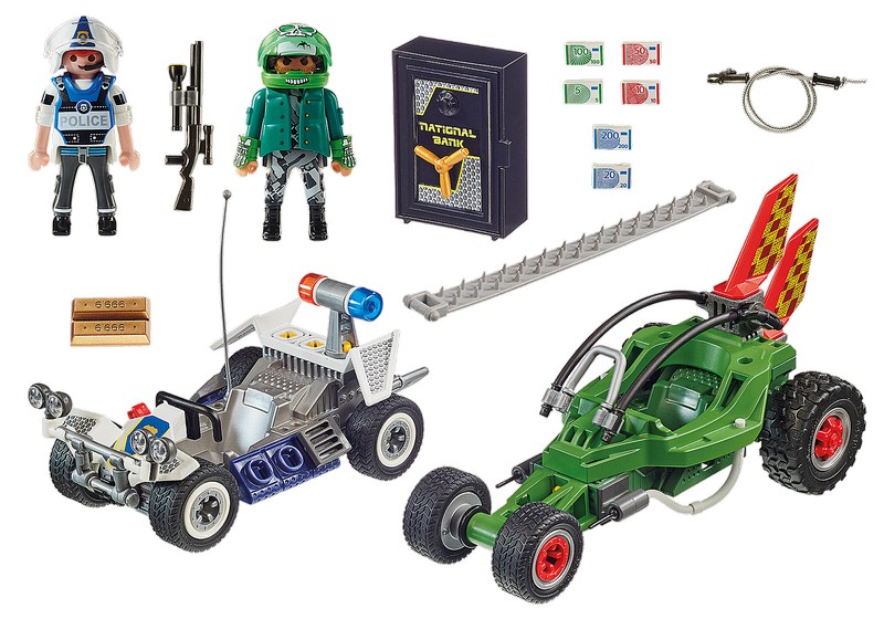 Playmobil 70577 Rendőrségi gokart: Széfrabló nyomában