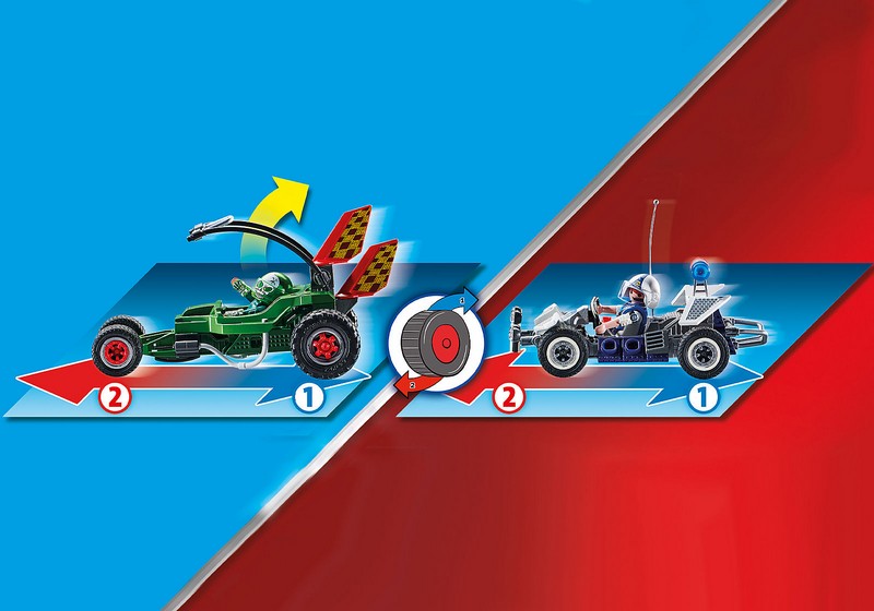 Playmobil 70577 Rendőrségi gokart: Széfrabló nyomában