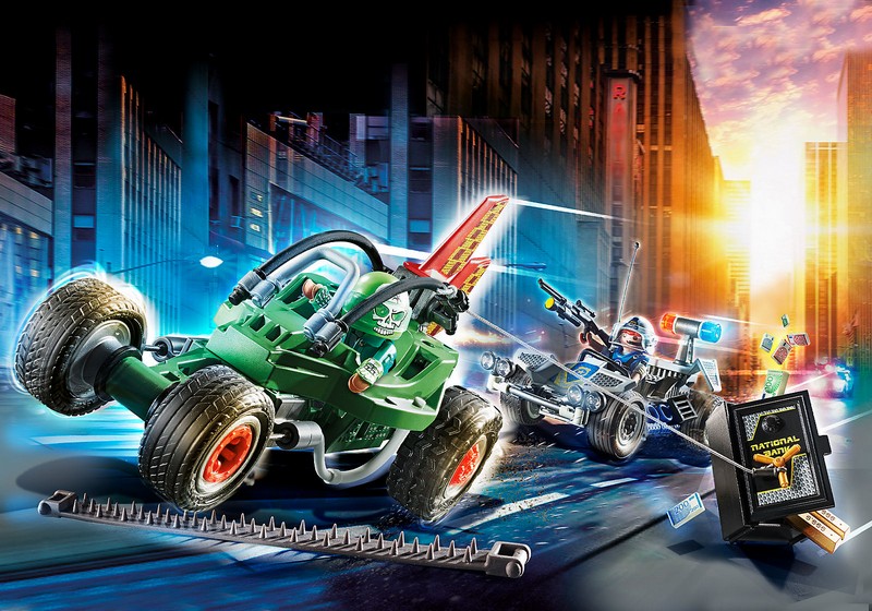 Playmobil 70577 Rendőrségi gokart: Széfrabló nyomában