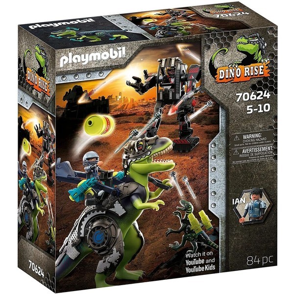 Playmobil 70624 T-Rex: Az Óriások Ütközete