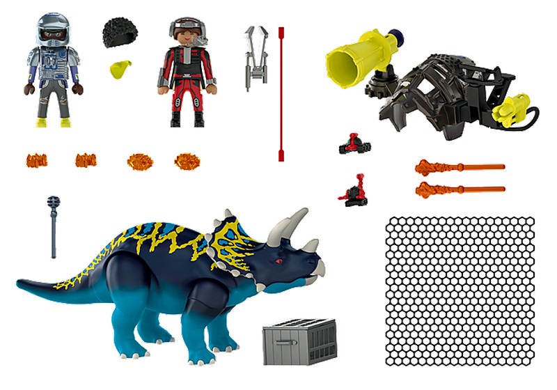 Playmobil 70627 Triceratops: Zendülés a Legenda Köveinél