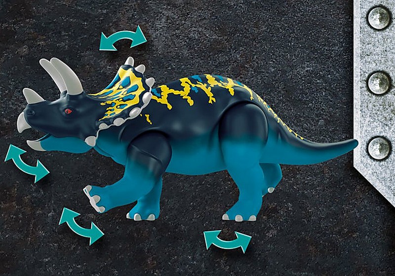 Playmobil 70627 Triceratops: Zendülés a Legenda Köveinél
