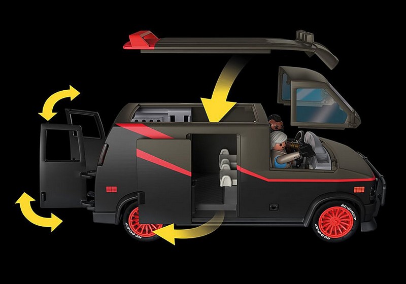 Playmobil 70750 The A-team Szupercsapat furgon