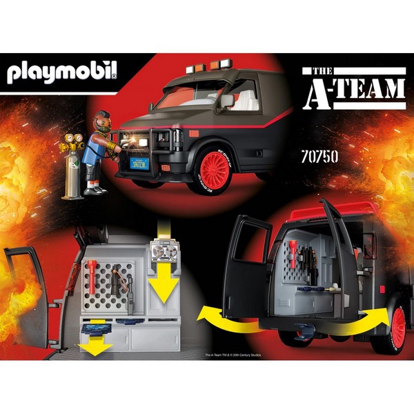 Playmobil 70750 The A-team Szupercsapat furgon