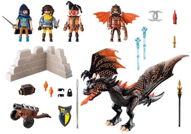 Playmobil 70904 Novelmore - A sárkány támadása