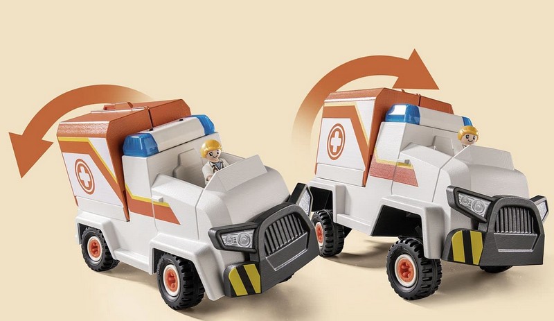 Playmobil 70916 DUCK ON CALL Mentő esetkocsi